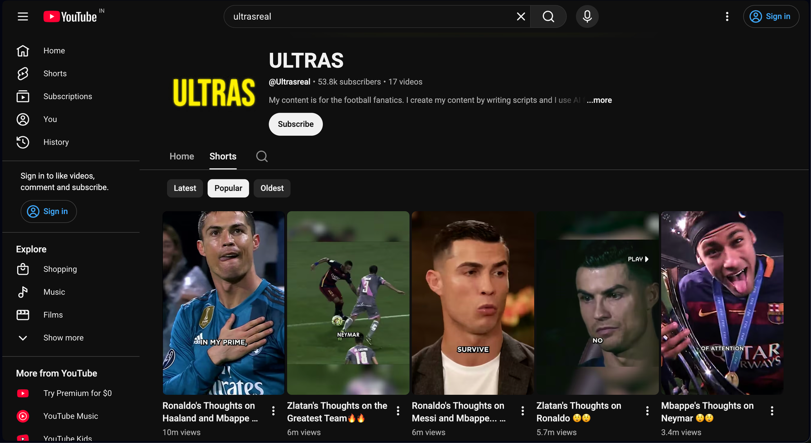 Ultrasreal